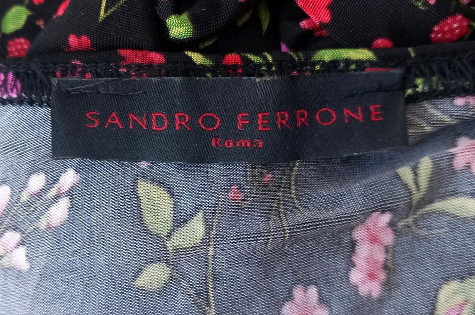 SANDRO FERRONE Kleid 34/36 Blumen millefleur 3/4 Ärmel drapiert in Berlin