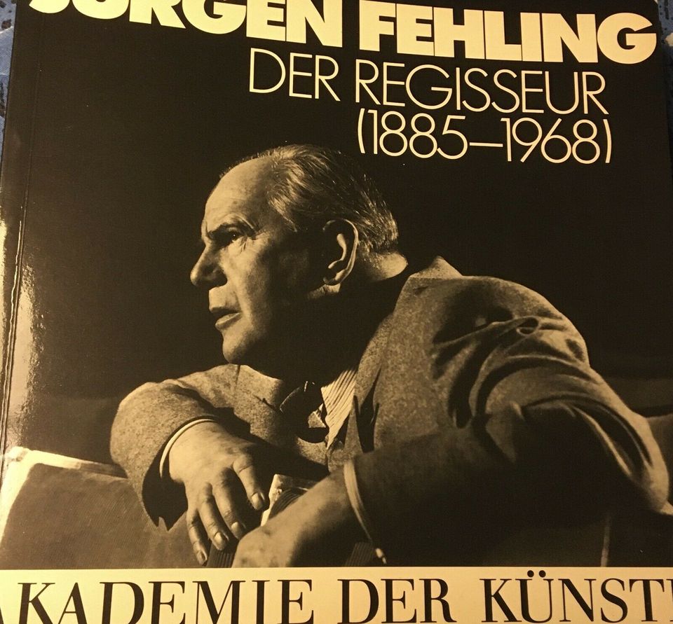 Jürgen Fehling Regisseur Theater Bühne Buch Portrait in Wuppertal