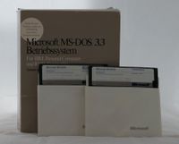 IBM AT Microsoft MS DOS 3.3, 5,25" Disks + Dokumentation, vintage Bayern - Fürstenfeldbruck Vorschau