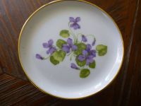 Kaiser Porzellan Untersetzer mit Goldrand - Viola - Vintage 6 St. Hessen - Hanau Vorschau