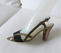 Leder-Sling-Pumps Hessen - Hünstetten Vorschau