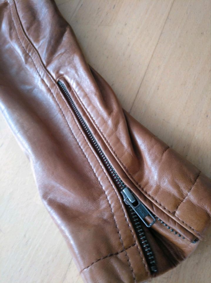 Lederjacke in Cognac von Drykorn, Gr. 36 !Neu! in Dresden