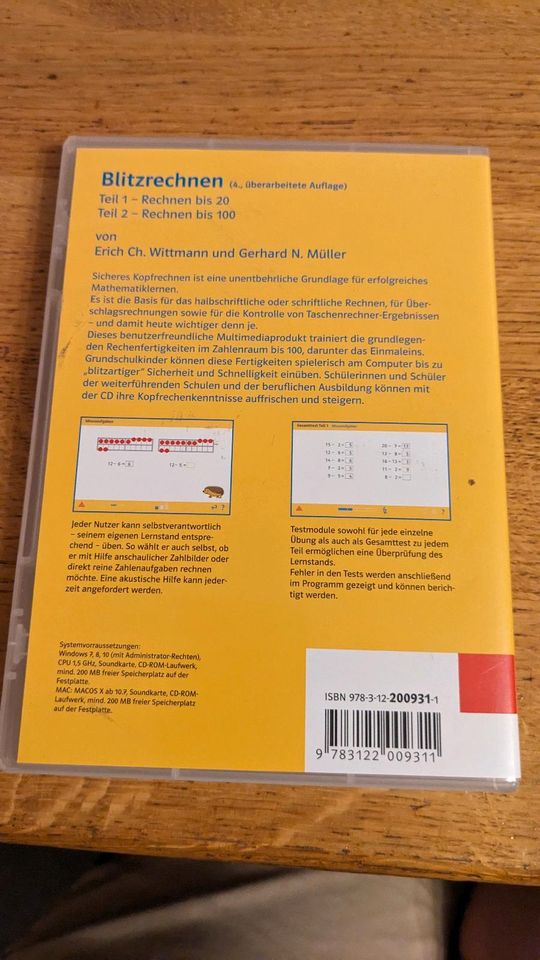 Blitzrechnen 1 und 2 CD Mathe üben Klett in Thalmässing