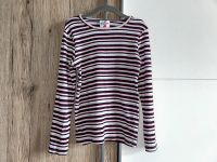 Langarmshirt 122 Topolino Rosa Weinrot gestreift Sachsen - Schöneck Vorschau