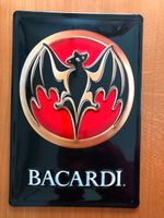 Blechschild Bar Reklame geprägt "Bacardi" neuwertig Baden-Württemberg - Kornwestheim Vorschau