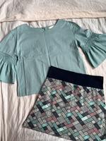 Grove * Sommer Set Shirt & Rock * türkis * Gr. 36 / 38 Sachsen-Anhalt - Halle Vorschau