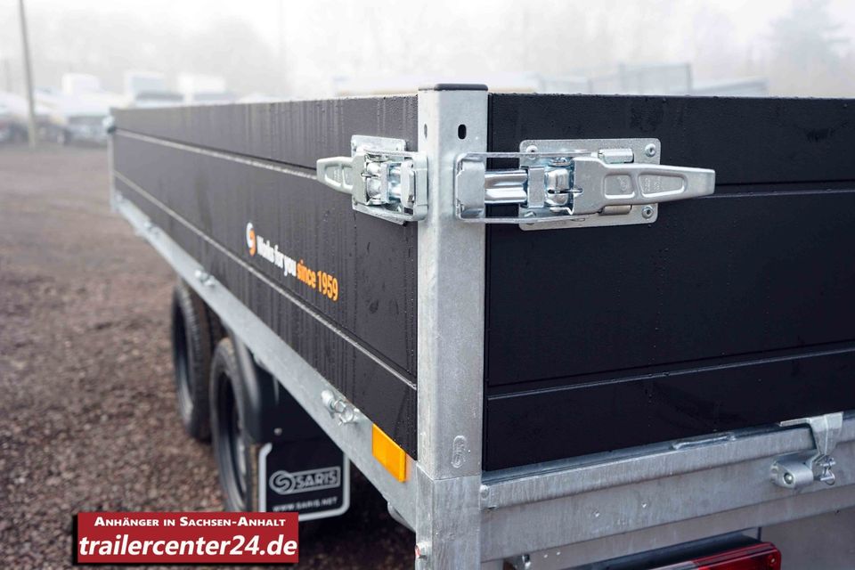 3.5t elektr. Dreiseitenkipper 3.56 x 1.84m mit Nothandpumpe in Sülzetal