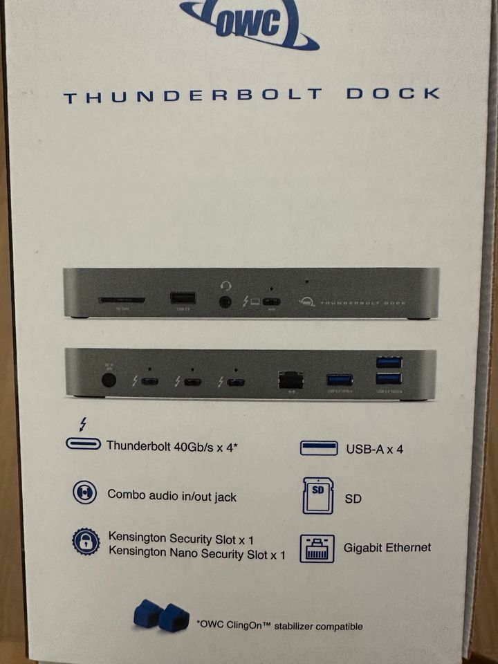 Ungeöffnetes OWC Thunderbolt 4 Docking Station USB SD OWCTB4DOC in Frankfurt am Main