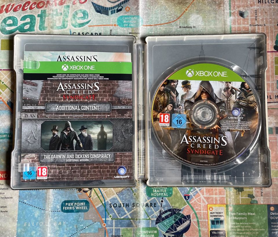 Assassin's Creed Syndicate Steelbook & Spiel Xbox One in Lahr (Schwarzwald)