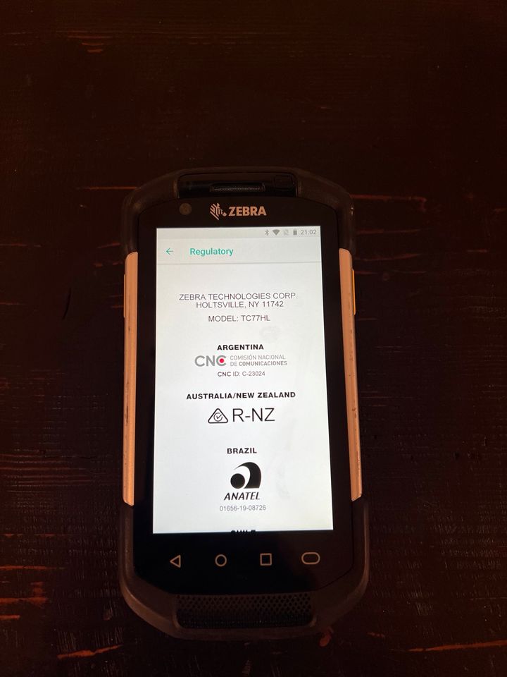 Zebra TC 77 HL PDA Scanner Android Smartphone in Neuss