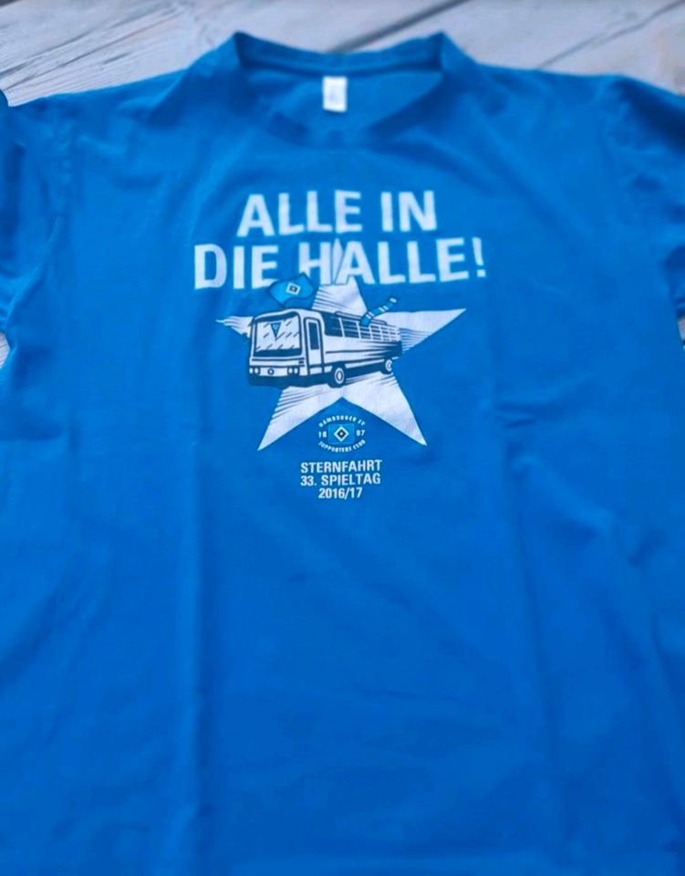 5 HSV T-Shirts Konvolut Sammlung Gr.L div Shirts Hamburger SV in Himmelpforten