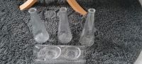 Deko 3 kleine Glasvasen und Teelichthalter Nordrhein-Westfalen - Kerpen Vorschau