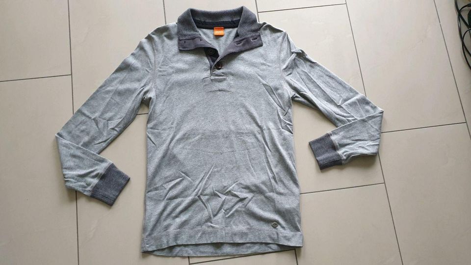 Hugo Boss Orange Pullover, Pulli, Longsleeve, Polohemd Gr.S in Kamen