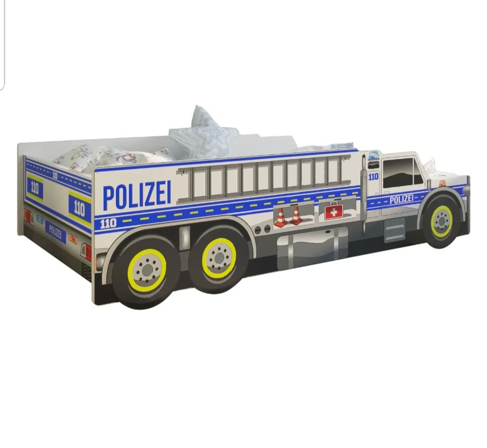 Polizei Truck kinderbett in Leinefelde