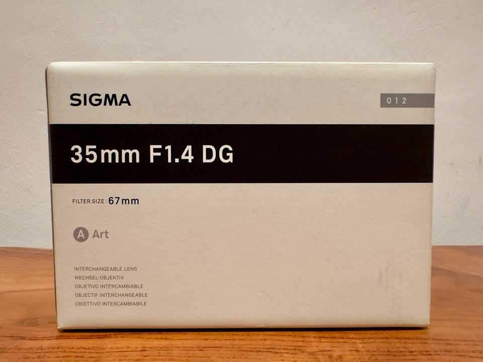 ✅ Sigma Art 35 mm F1.4 DG HSM Sony E-Mount, NEUw. TOP, 1.4 in Hamburg