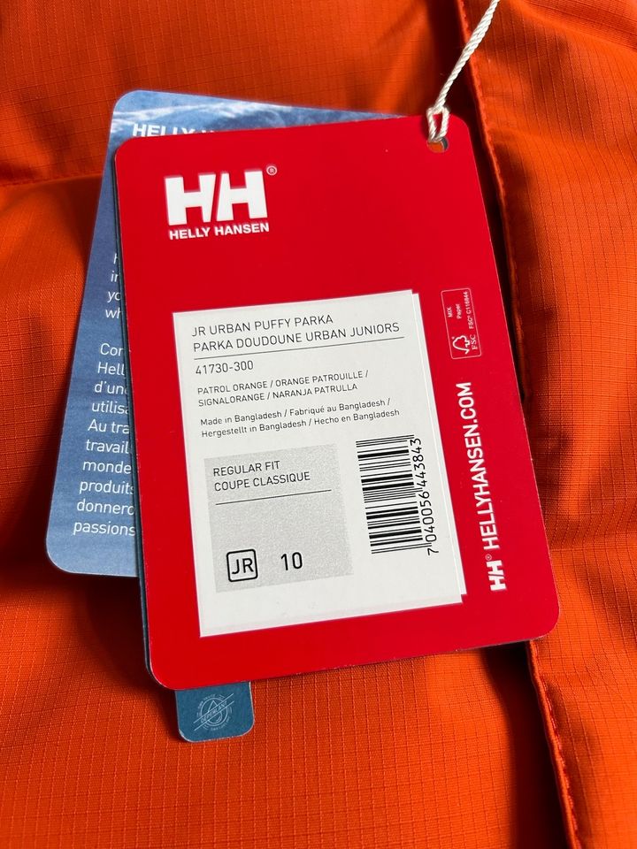 NEU Helly Hansen 10 140 146 Urban Puffy Parka orange Winterjacke in Berlin