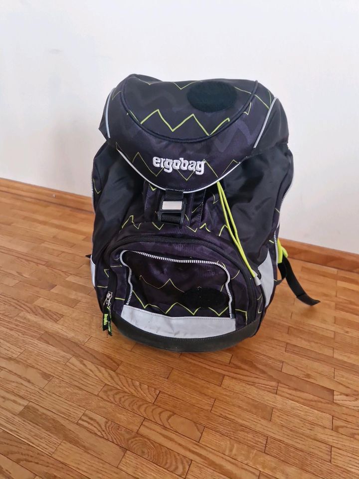 Ergobag Schulrucksack Pack flexibel Drunter und DrüBär Auto in Waldmohr