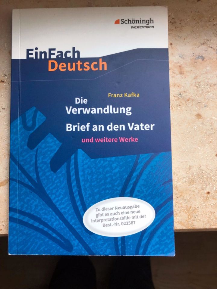 Buch Die Verwandlung Brief an den Vater Franz Kafka Schöningh in Gau-Algesheim