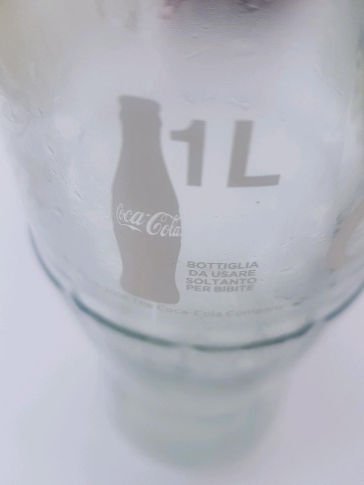 1L Coca Cola Glasflasche leer für Sammler 2022 in Döbeln