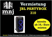 ●● JBL PARTYBOX 310 MIETEN Bluetooth PA Lautsprecher leihen Boxen Niedersachsen - Achim Vorschau