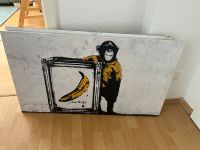 Banksy - Monkey with Frame Wandbild auf Holz Berlin - Tempelhof Vorschau