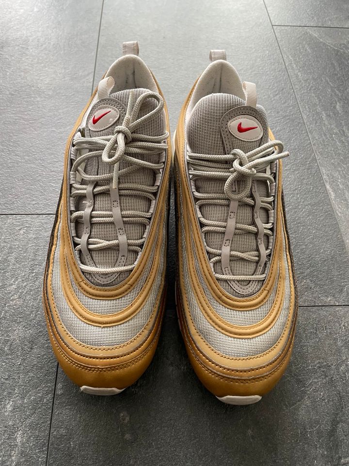 Nike Air Max 97 gold silver 45 US 11 in Zweibrücken