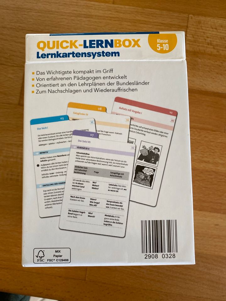 Schülerhilfe Deutsch „Quick-Lernbox“ in Magdeburg