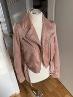 Rosa Bikerjacke in Veloursleder-Optik Bayern - Regensburg Vorschau