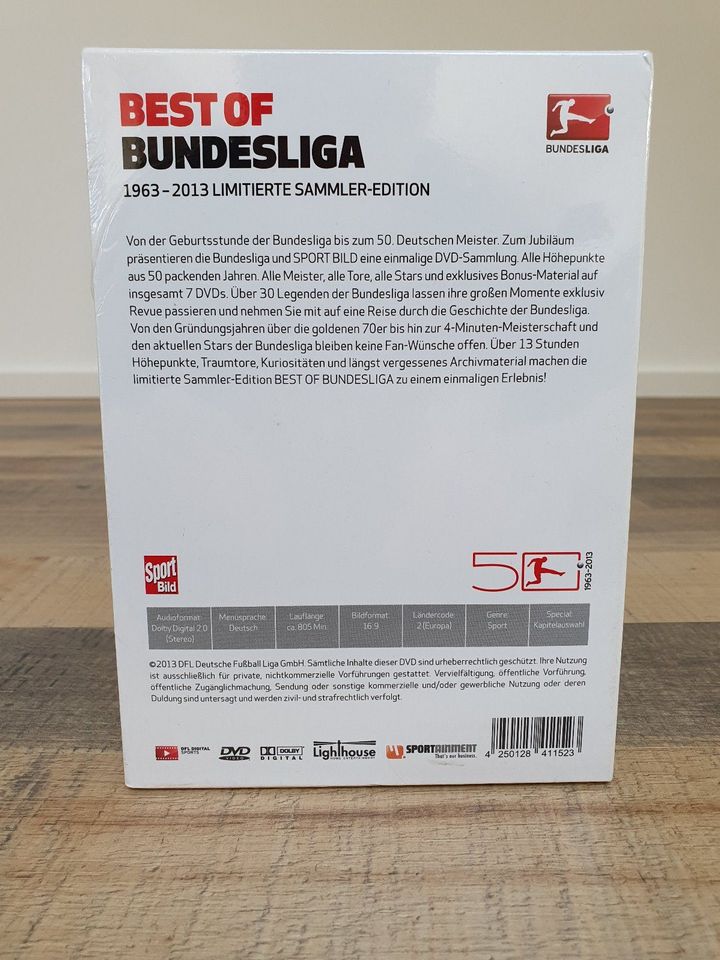 BEST OF BUNDESLIGA DVD BOX 1963 - 2013 LIMITIERTE SAMMLER-EDITION in Borken