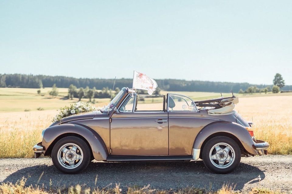 VW Käfer mieten Brautauto Hochzeits Auto in Wunsiedel