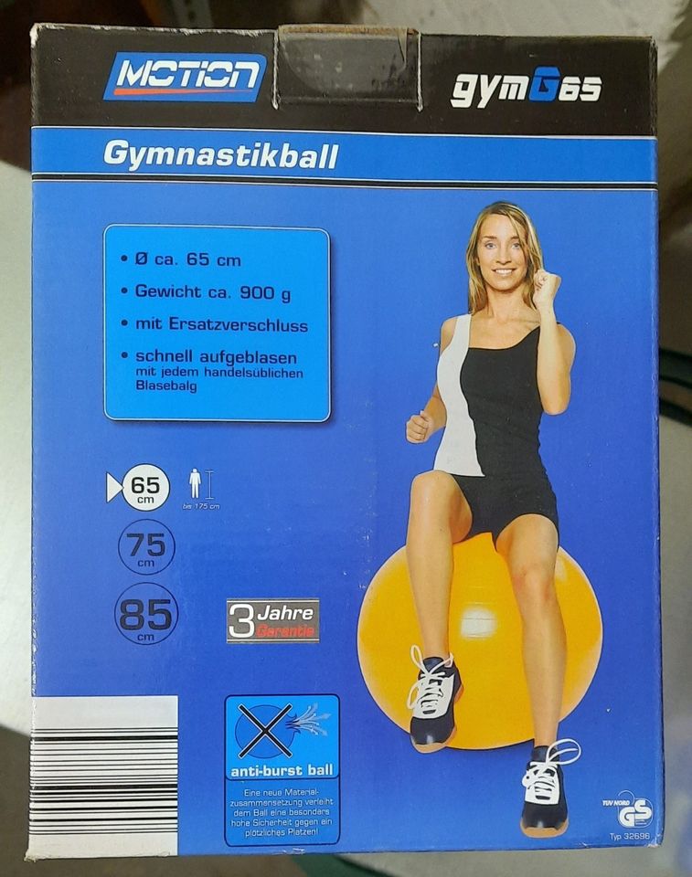 Gymnastikball neu, in OVP, 3 Euro. in Hamburg