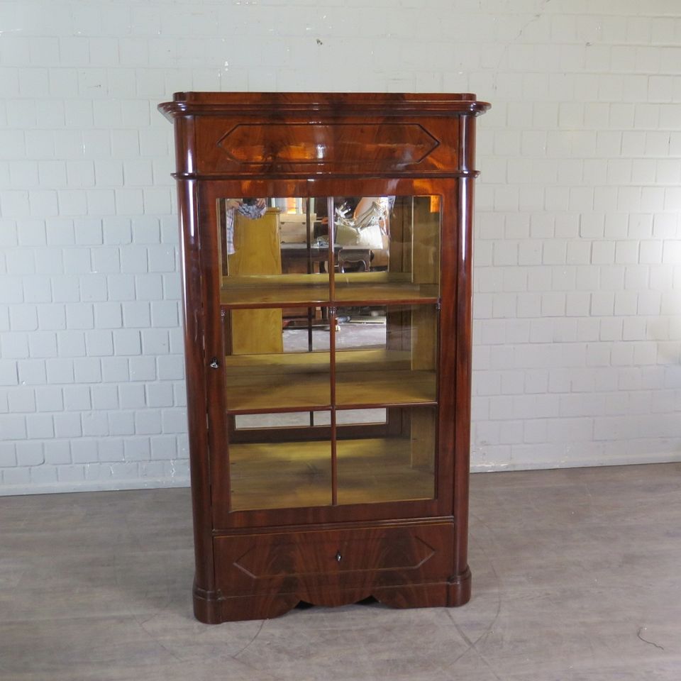 22929 Vitrine Schaukasten Biedermeier 1840 Mahagoni in Köln