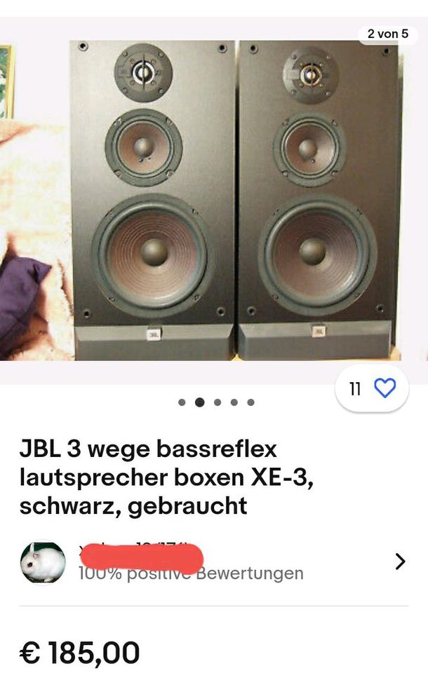 JBL 3 Wege Bassreflex Lautsprecher in Bielefeld