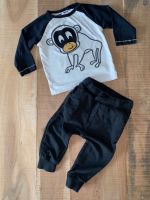 Next cooles Set mit Jogginghose schwarz & Shirt Affe Monkey in 86 Brandenburg - Seeblick Vorschau