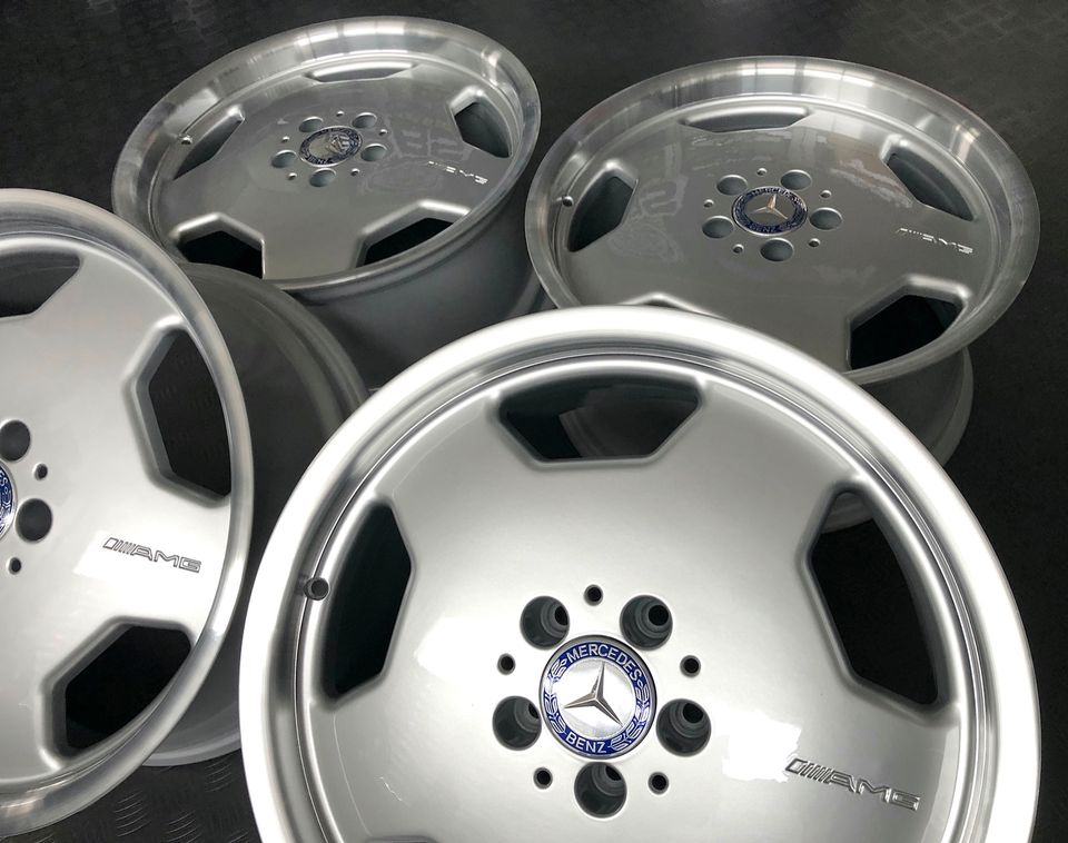 AMG Monoblock 2 8+9x18 Mercedes W210 SL 129 202 CLK 208 Alufelgen in Ebrach