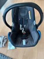 Maxi cosi Cabrio fix schwarz babyschale Kindersitz Bayern - Neu Ulm Vorschau