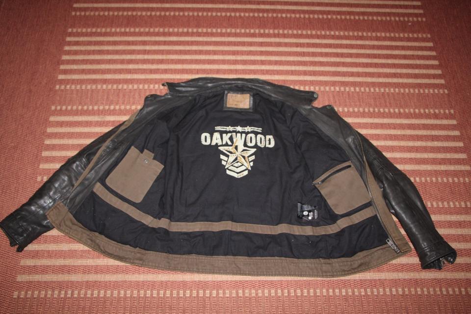 TOP Biker Motorradjacke Lederjacke  OAKWOOD Gr. XL Leder NP 280€ in Jork