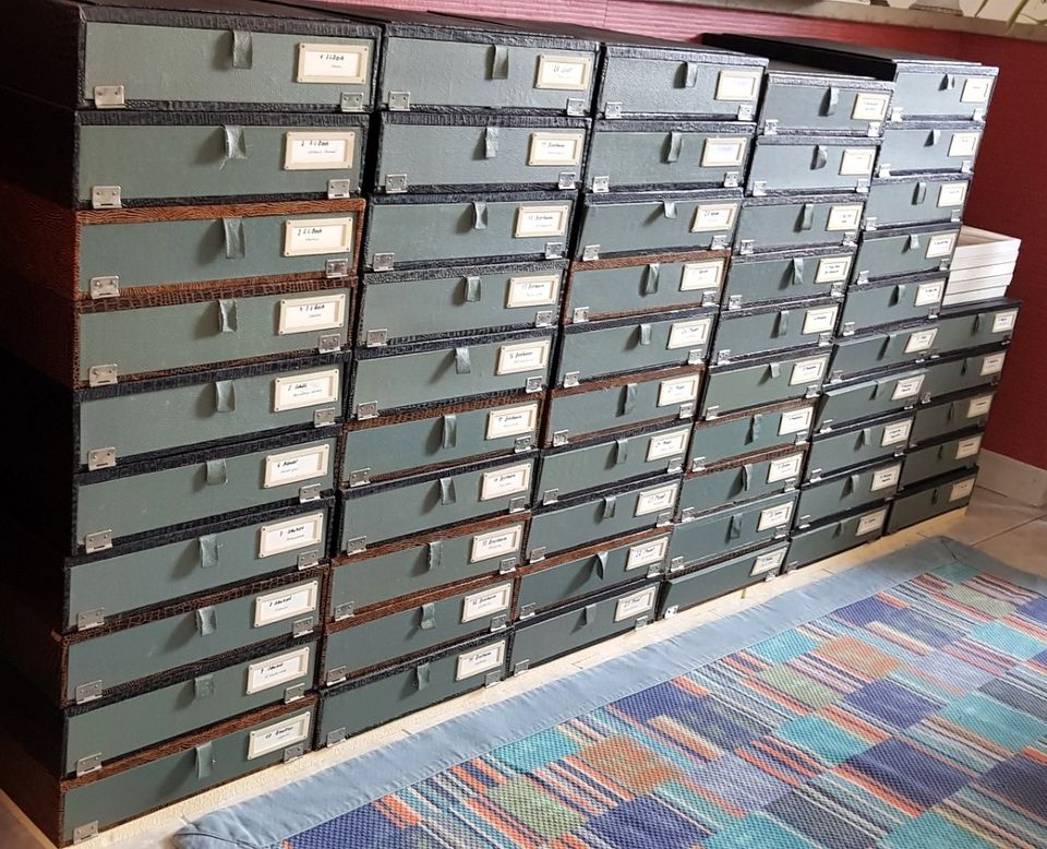 Schallplattensammlung klassich 867 LP`s in 55 Boxen in Burglengenfeld