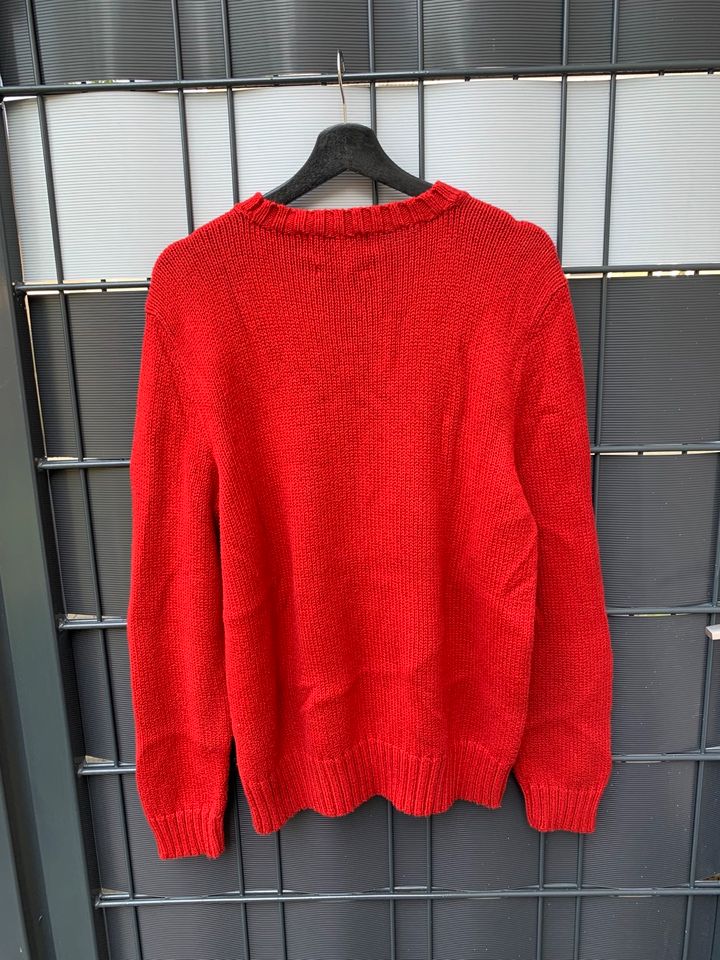 Polo Ralph Lauren Strick Sweatshirt L Rot in Recklinghausen