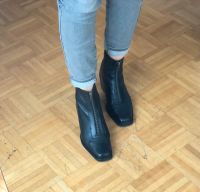 Schwarze Stiefeletten/Reißverschluss vorne/Neu/Marke An Other A Bielefeld - Bielefeld (Innenstadt) Vorschau