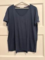 Blaues Basic Shirt Cecil XXL Baumwolle Modal Niedersachsen - Wolfsburg Vorschau