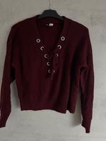 Strickpullover rot Bayern - Dittelbrunn Vorschau