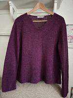 S.Oliver, toller lila Strickpullover in XL/42 Obervieland - Habenhausen Vorschau
