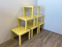 #A Ikea 6 Stück Lack Beistelltische 55x55 SETPREIS gelb Sachsen - Burgstädt Vorschau