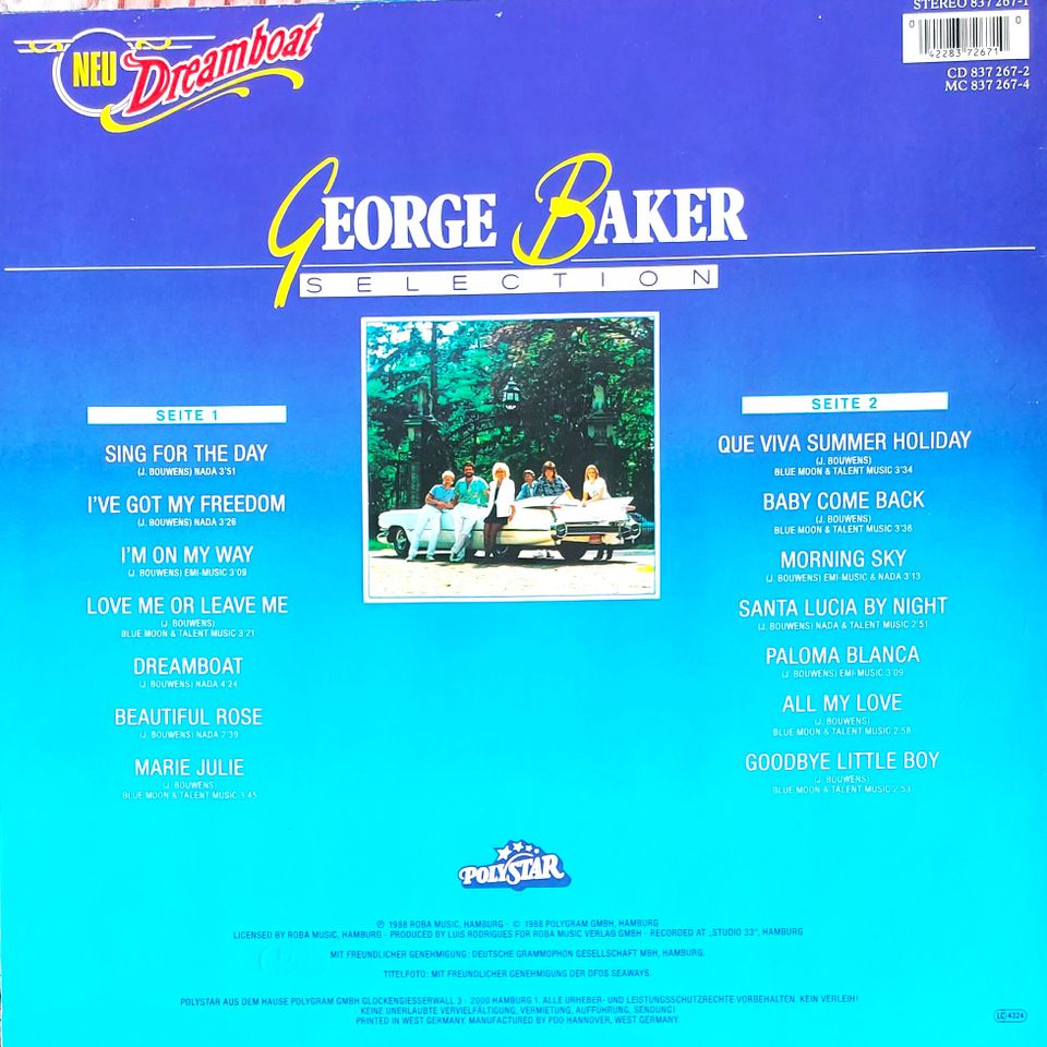 George Baker Selection - Dreamboat LP Vinyl in Hamburg