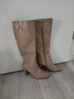 Stiefel , beige , Gr. 38 , Krokomuster Niedersachsen - Norden Vorschau