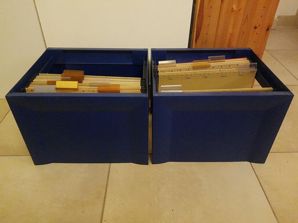 Hänge-Register-Boxen mit Registern in Schwäbisch Hall