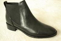 Neue flache Leder Stiefelette von TopShop schwarz Gr.38 Bayern - Pullach im Isartal Vorschau