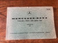 DB Bildkatalog Teilekatalog 190 C - 200 - 200 D - 230 Heckflosse Nordrhein-Westfalen - Bergisch Gladbach Vorschau