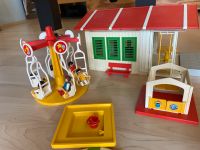 Rarität: original Playmobil Haus mit Spielplatz und Innenein Baden-Württemberg - Neustetten Vorschau